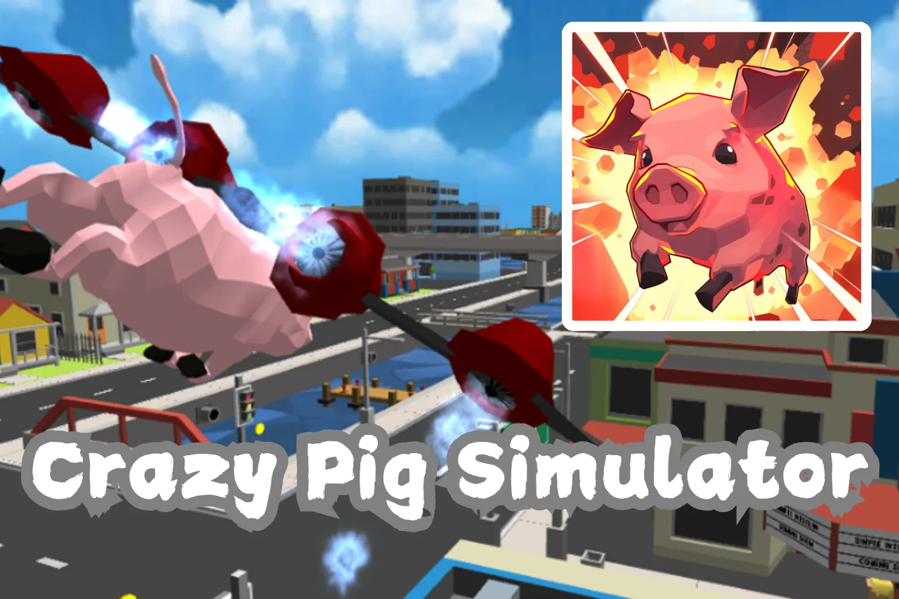 Crazy Pig Simulator - Play free online Funny Games game