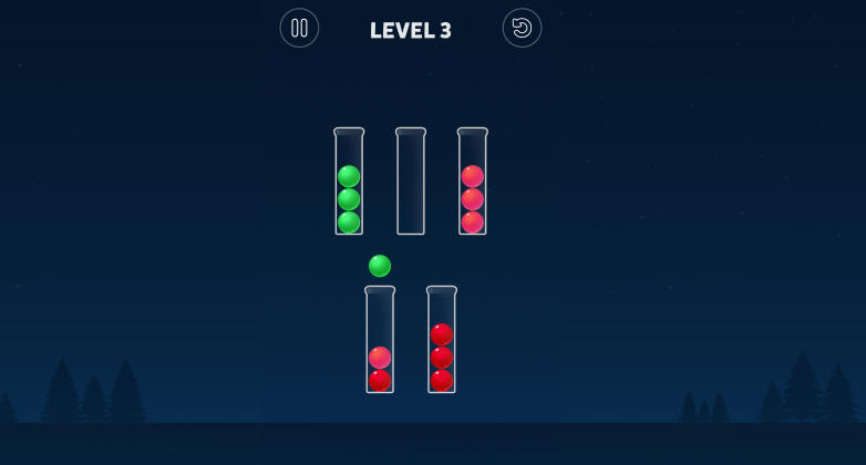 Ball Sort Puzzle Color Tubes - Game screenshot
