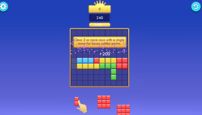 Block Color Puzzle Blast Combo - Game screenshot