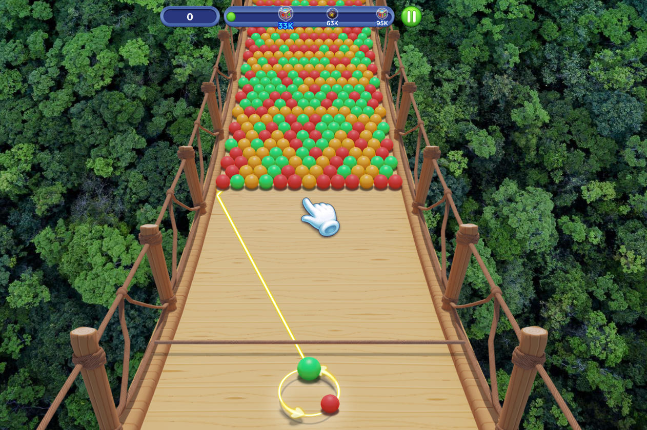 Bubble Fall Gameplay - Game screenshot