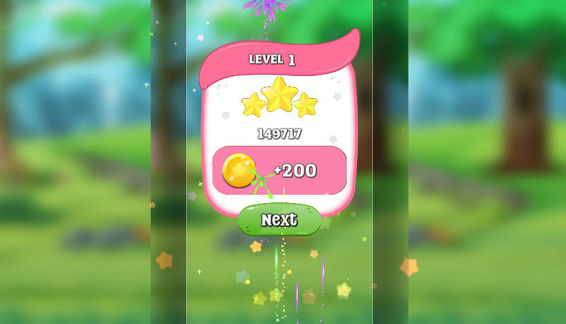 Bubble Shooter Blast Level Complete - Game screenshot