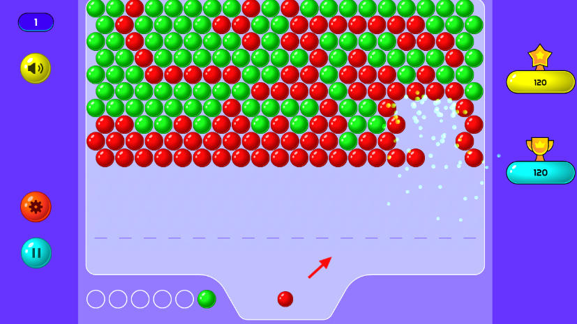 Bubble Shooter Remastered High Score Bubble Shooter Remastered High Score - Game screenshot