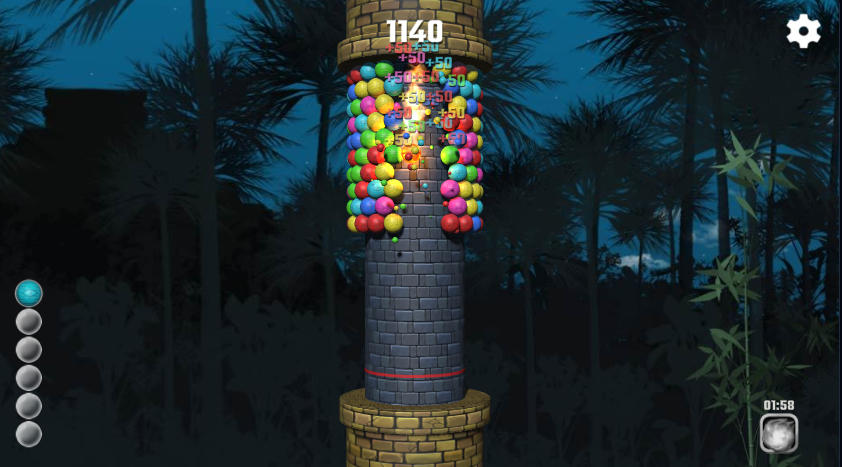 Bubble Tower 3d 3d Puzzles - Game screenshot