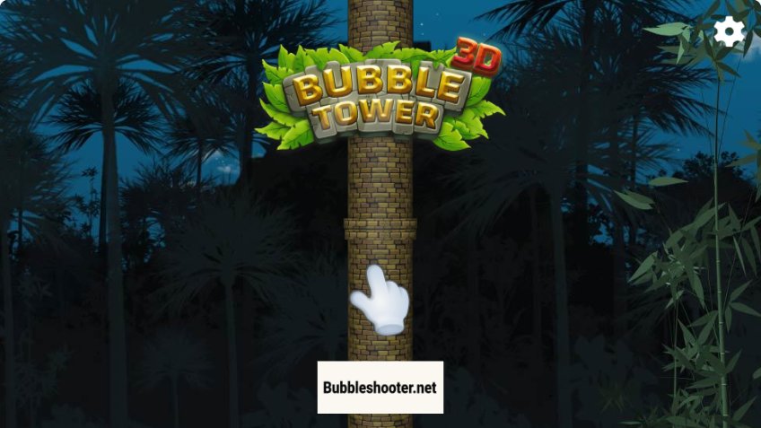 Bubble Tower 3d Rotating Gameplay - Game screenshot