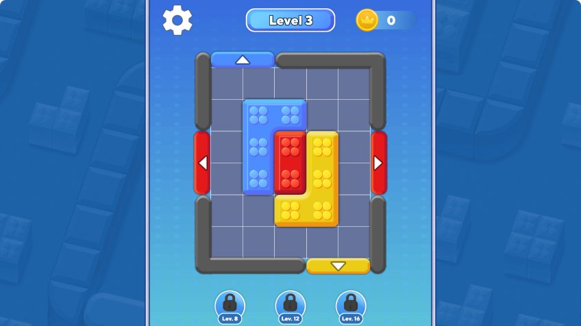 Color Block Jam Puzzle Board Color Block Jam Puzzle Board - Game screenshot