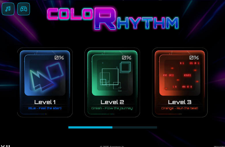 Color Rhythm Musical Gameplay - Game screenshot