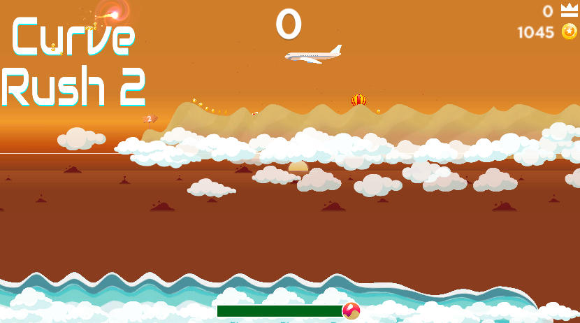 Curve Rush 2 Curved Gameplay - Game screenshot