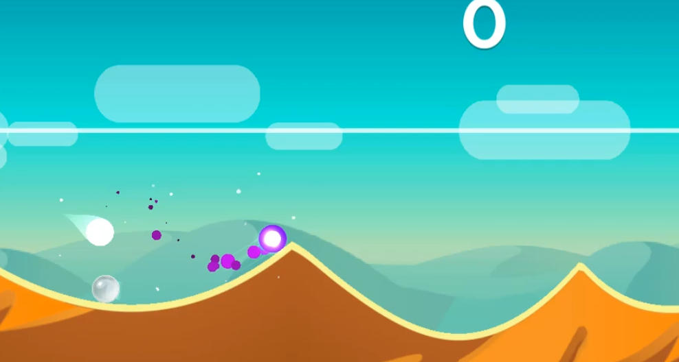 Curve Rush Desert Slopes - Game screenshot