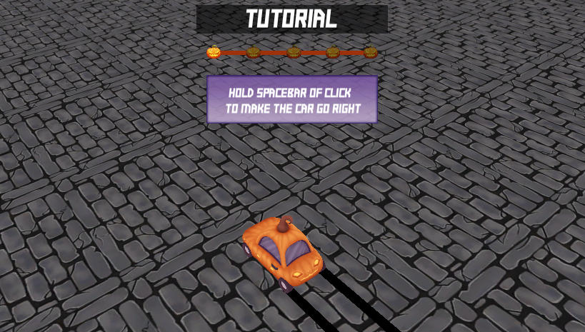 Drift Road Halloween Ghost Obstacles Drift Road Halloween Ghost Obstacles - Game screenshot