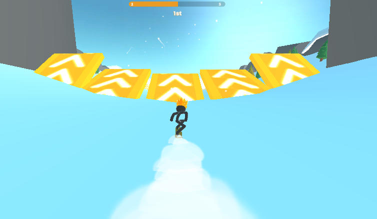 Icy Dash Ice Platform Running Icy Dash Ice Platform Running - Game screenshot