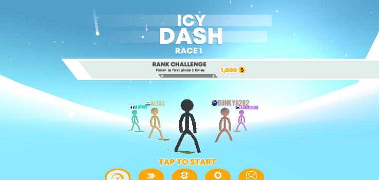 Icy Dash Winter Scene Icy Dash Winter Scene - Game screenshot