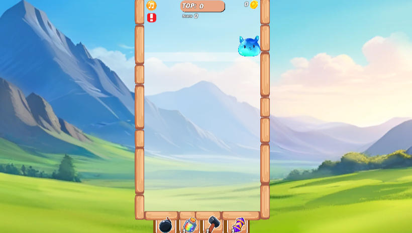 Jeli2d Jelly Blocks Gameplay - Game screenshot