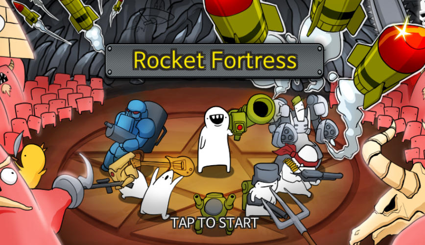 Rocket Fortress Rocket Launch - Game screenshot