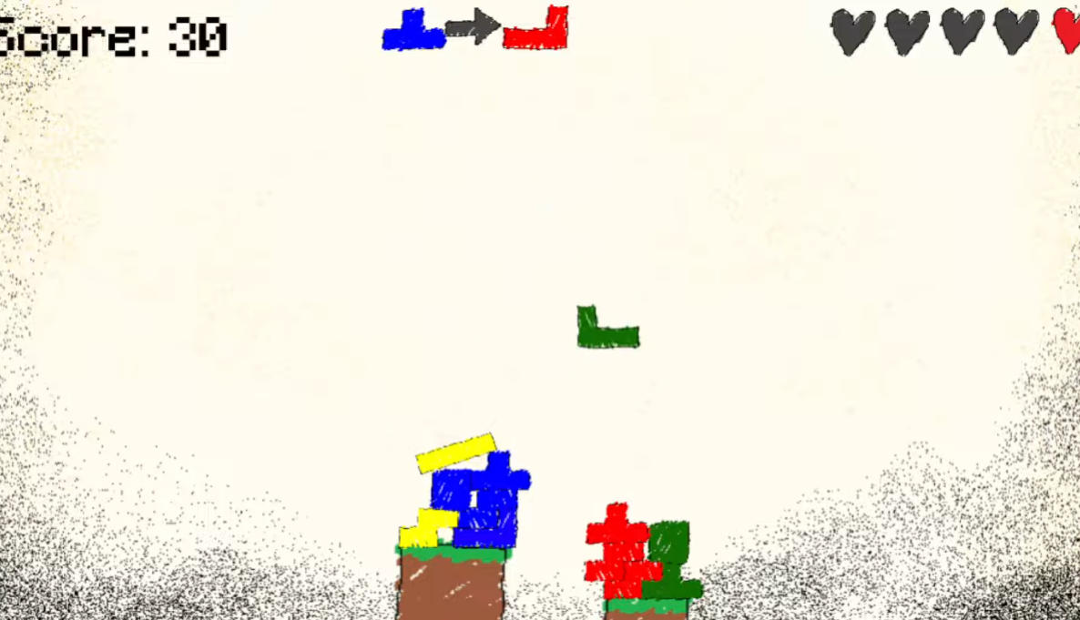 Sketchy Towers Balance Gameplay - Game screenshot