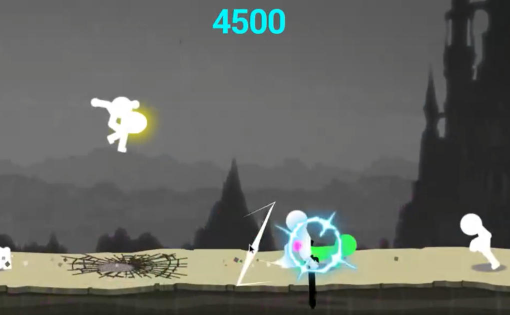 Stickman Slash Running Action - Game screenshot