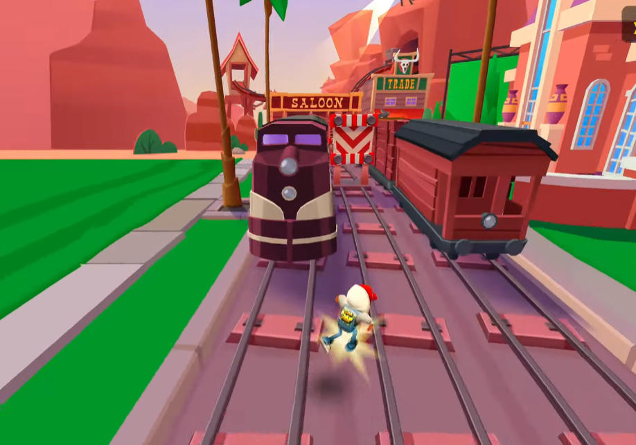 Subway Surfers Hollywood Movie Set Subway Surfers Hollywood Movie Set - Game screenshot