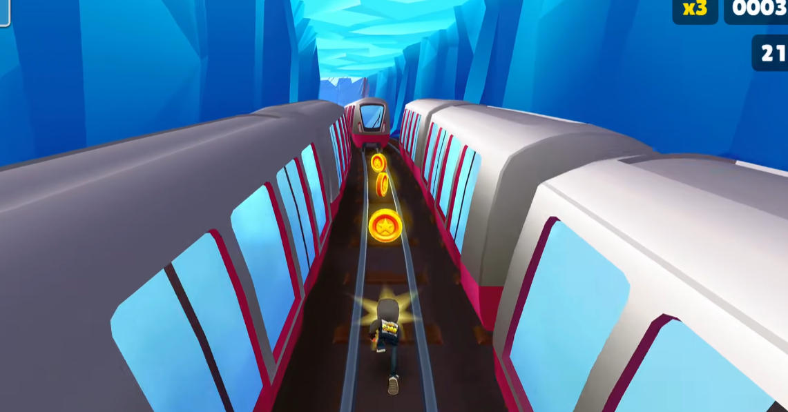 Subway Surfers Iceland Geothermal Subway Surfers Iceland Geothermal - Game screenshot