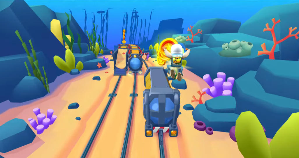 Subway Surfers Underwater Marine Life Subway Surfers Underwater Marine Life - Game screenshot