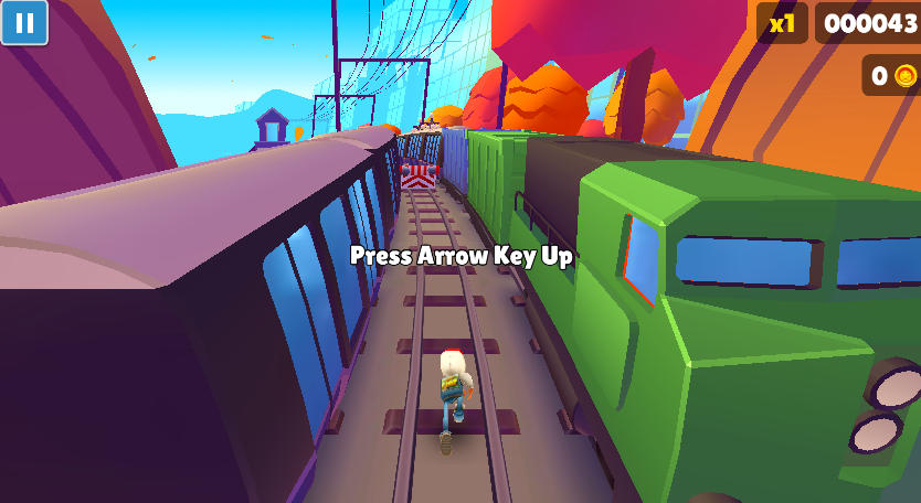 Subway Surfers Vancouver Running Action Subway Surfers Vancouver Running Action - Game screenshot