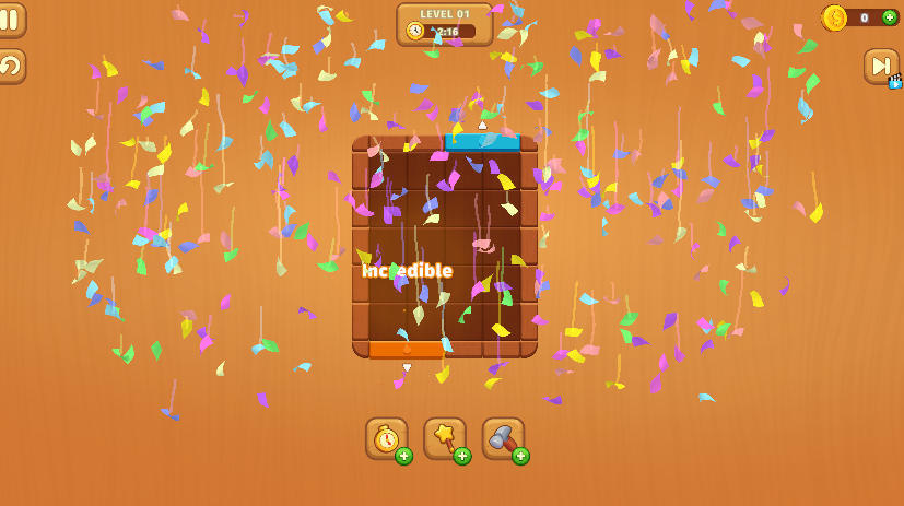 Wood Color Block Colorful Pieces - Game screenshot