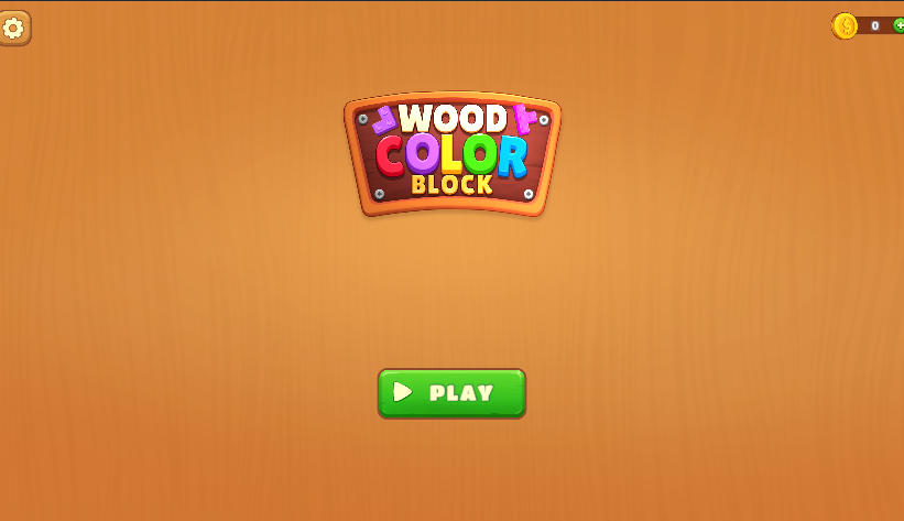 Wood Color Block Gameplay - Game screenshot