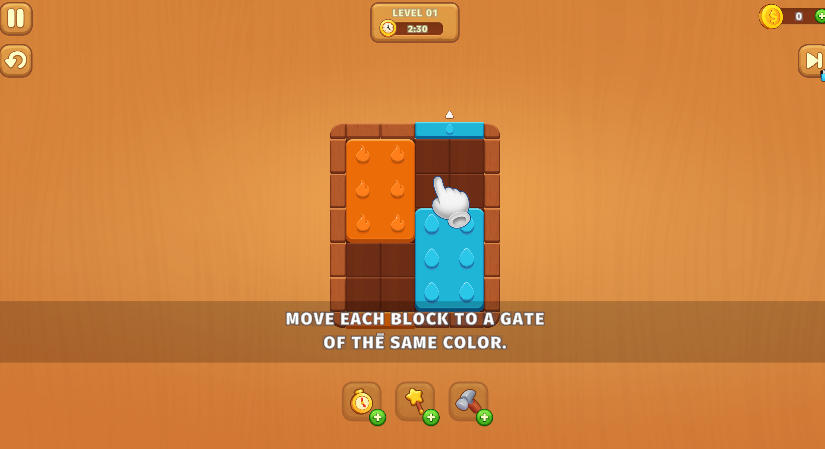 Wood Color Block Puzzle Board - Game screenshot